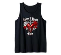 Love Hurts Club Gothic Emo Design Tank Top