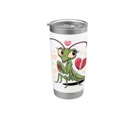 Love Hurts Mantis Praying Mantis Bug Insect Pun Stainless Steel Insulated Tumbler