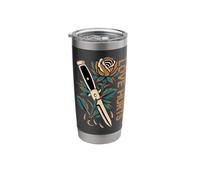 Love Hurts Rose Switchblade Stainless Steel Insulated Tumbler