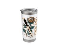 Love Hurts Rose Switchblade Stainless Steel Insulated Tumbler