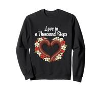 Love In A Thousand Steps Millipede Romance Naturecore Sweatshirt