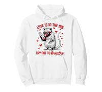 Love In Air Try Not Breathe Funny Anti Valentines Day 2026 Pullover Hoodie