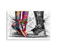 Love in Banksy & Graffiti Shoes Street Pop Shoe Sneaker Poster Decorative Painting Canvas Wall Posters And Art Picture Print Modern Family Bedroom Decor Posters 08x12inch(20x30cm)