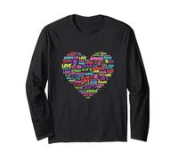 Love in Different Languages Learn A Foreign Language Month Long Sleeve T-Shirt