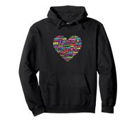 Love In Different Languages Learn A Foreign Language Month Pullover Hoodie