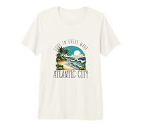 Love in Every Wave - Atlantic City Premium T-Shirt