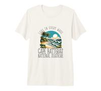 Love in Every Wave - Cape Hatteras National Seashore Premium T-Shirt