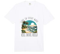 Love in Every Wave - Kill Devil Hills Comfort Colors Adult Heavyweight T-Shirt