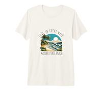 Love in Every Wave - Marina State Beach Premium T-Shirt