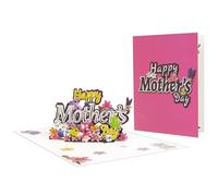 Love in Full Bloom Floral Butterfly 3D Pop Up Mother's Day Card