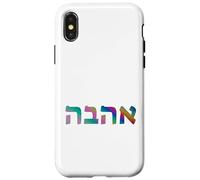Love in Hebrew Ahava Israeli Hebrew's Pride Jewish Case for iPhone X/XS
