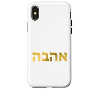 Love in Hebrew Ahava Israeli Hebrew's Pride Jewish Case for iPhone X/XS