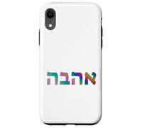Love in Hebrew Ahava Israeli Hebrew's Pride Jewish Case for iPhone XR