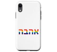 Love in Hebrew Ahava Israeli Hebrew's Pride Jewish Case for iPhone XR