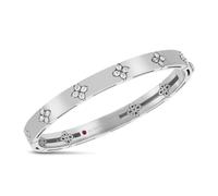 Love In Verona 18ct White Gold 0.46ct Diamond Bangle