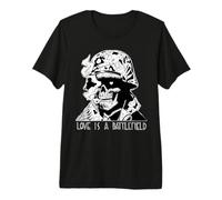 Love is a Battlefield Soldier Blackwork Premium T-Shirt