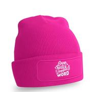 Love Is A Four Legged Word Beanie Dog Lovers Pet Owner Birthday Gift For Him And Her O/S