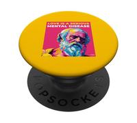 Love Is A Mental Disease Plato’s Wisdom Words Pop Art Style PopSockets Adhesive PopGrip