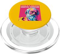 Love Is A Mental Disease Plato’s Wisdom Words Pop Art Style PopSockets PopGrip for MagSafe
