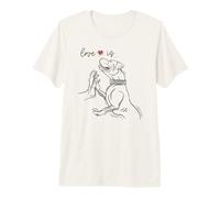 Love is... A Pit Bull Pitbulls Dog Owner High Five Meme Premium T-Shirt