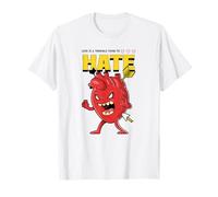 Love is A Terrible Thing to Hate (Funny Heart Graphic) T-Shirt