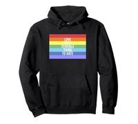 Love Is A Terrible Thing To Hate Rainbow Flag Gay Pride Pullover Hoodie