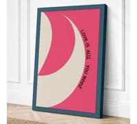 Love Is All You Need Canvas Wall Art Print 24x16 Inch (61 x 41 cm)