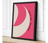 Love Is All You Need Canvas Wall Art Print 36x24 Inch (91 x 61 cm)