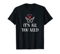 love is all you need love peace heart shape give support T-Shirt