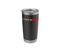 Love is Better Than Hate LGBTQ Kindness Be A Kind Human Stainless Steel Insulated Tumbler