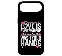 Love Is Everywhere But So Is The Flu Wash Your Hands Case for iPhone Air