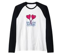 Love Is for Suckers Candy Heart Lollipop Anti-Valentine’s Raglan Baseball Tee