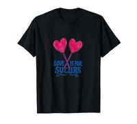 Love Is for Suckers Candy Heart Lollipop Anti-Valentine’s T-Shirt