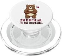 Love Is In The Air Try Not To Breathe Grumpy Bear PopSockets PopGrip for MagSafe