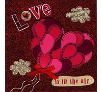 Love is in The Air Valentine's Day Greeting Card Embellished Cards