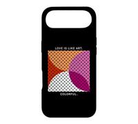 Love Is Like Art Colorful - LGBTQ Lesbian Pride Geometry Case for iPhone Air