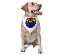 Love is Love Black Lives Matter Spring Dog Bandanas Boy Bulk Puppy Kerchief Adjustable Soft Triangle Bibs Accessories for Small Medium Large Dogs Cats White