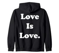 Love Is Love Equality Diversity Acceptance Zip Hoodie