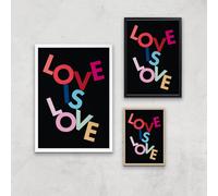 Love Is Love Giclee Art Print - A2 - Wooden Frame