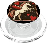 Love is Magical with this Funny Valentine’s Unicorn Outfit PopSockets PopGrip for MagSafe