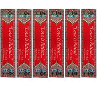Love is Patient, Bulk Pack of 6 Woven Fabric Christian Bookmarks, Silky Soft 1 Corinthians 13:4 Flexible Bookmarker for Novels Books and Bibles, Religious Memory Verse Gift
