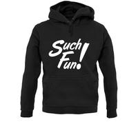 LOVE IS PERFECT Such Fun! - Miranda - Funny Hart - Comedy - Comedian Long Sleeve Hoody Sweatershirt Pullover for Men Unisex Hoodie Black L