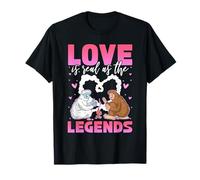 Love is Real As The Legends Bigfoot Sasquatch Valentines Day T-Shirt