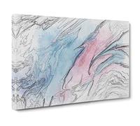 Love Is Strong Canvas Print | Gallery Wrapped 30mm Frame Wall Art | 24x16 inches | Ready to Hang | Abstract Picture | Living Room Bedroom Lounge Office