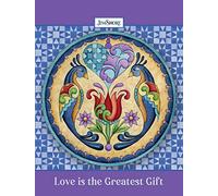 Love is the Greatest Gift Lined Journal (Quiet Fox Designs) Inspiring Cover Art by Jim Shore; Over 100 Pages of Extra-Thick Paper; Hardcover, Placeholder Ribbon, Band Closure, and Heartwarming Quotes