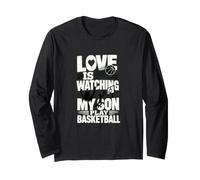 Love is Watching My Son Play Basketball Long Sleeve T-Shirt