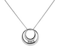 Love It! 9ct White Gold Diamond Swirl Necklace - D56136