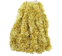 Love it Products Extra Thick and Lush Seasonal Holiday Tinsel Garland 7.62 meters (25 ft) Long. Perfect for Christmas, New Year's Eve, Birthdays, Parties, Festive Occasion & Events. Color: Gold