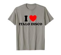 Love Italian Disco Funny 80s Dance Pop Club Techno Music Fan T-Shirt