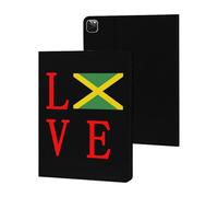 Love Jamaican Flag Slim Tablet Cases Compatible with iPad Series Without Pencil Holder Protective Cover Compatible with iPad Pro 2020/2021/2022 (12.9in)
